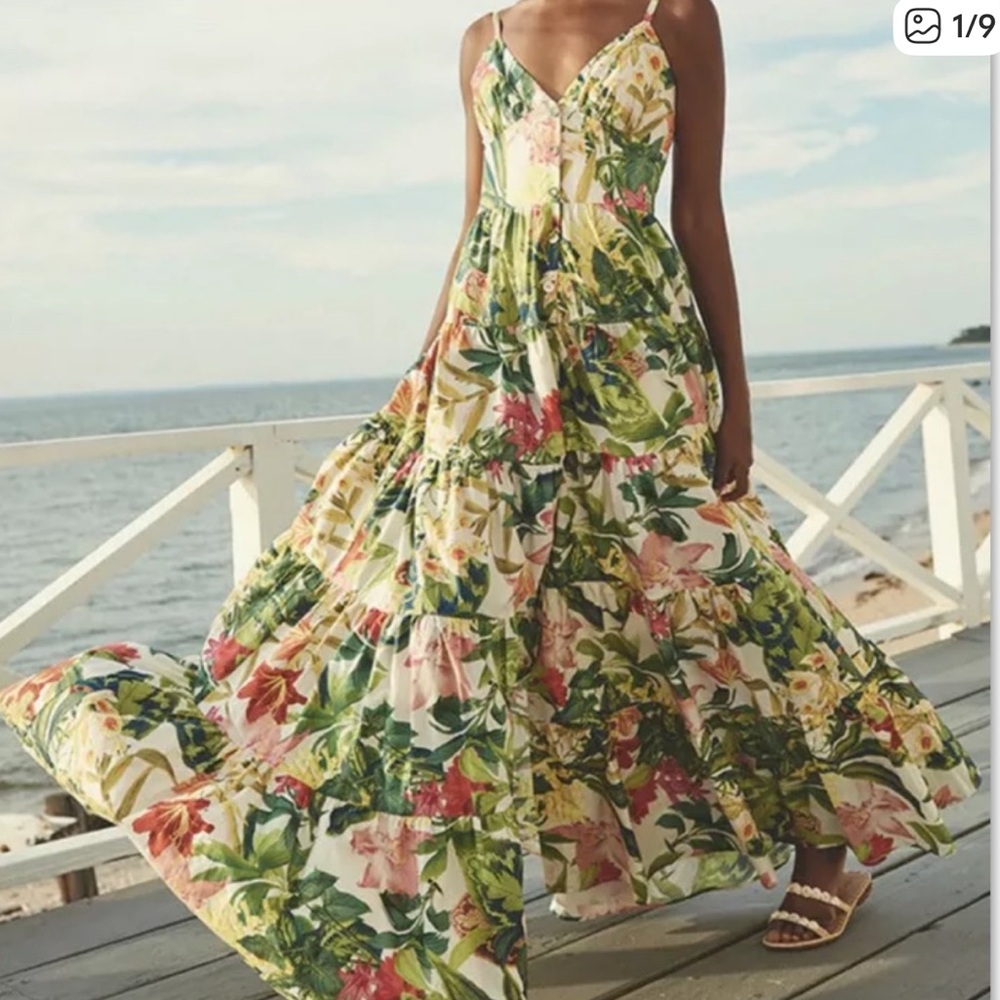 Cara Cara Rainforest Ivory Nathali Dress